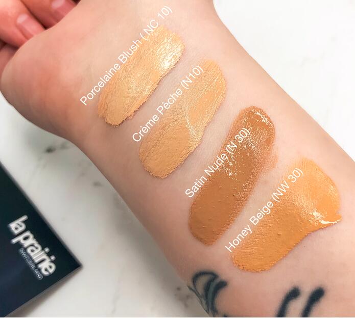 La Prairie Foundation Color Chart