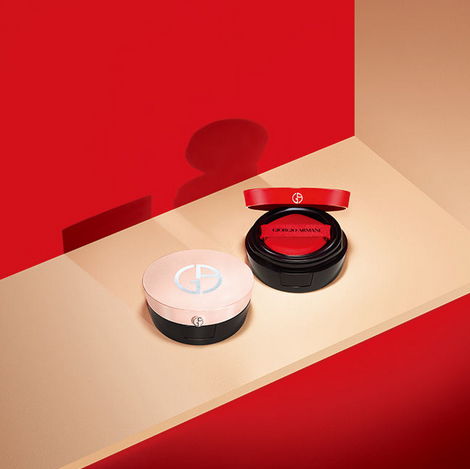 armani red cushion