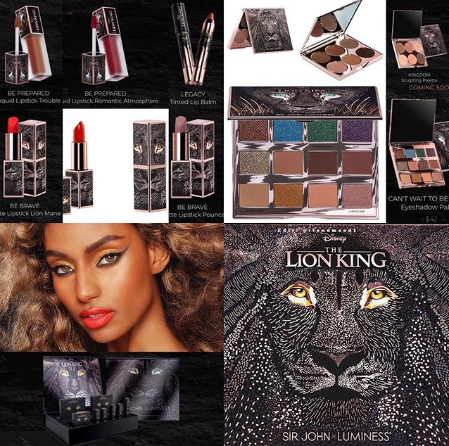 THE LION KING COLLECTION BY SIR JOHN X LUMINESS COMSMETICS 2019 - THE LION KING COLLECTION BY SIR JOHN X LUMINESS COMSMETICS 2019