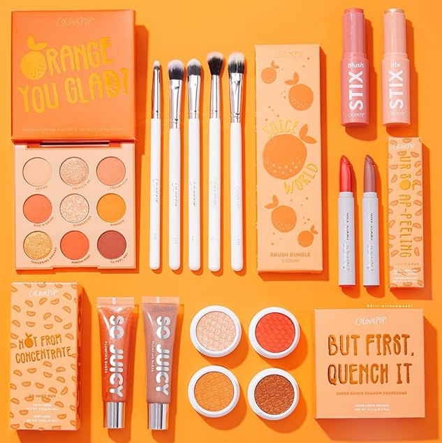 COLOURPOP FULL ORANGE YOU GLAD COLLECTION FOR SUMMER 2019 - COLOURPOP FULL ORANGE YOU GLAD COLLECTION FOR SUMMER 2019