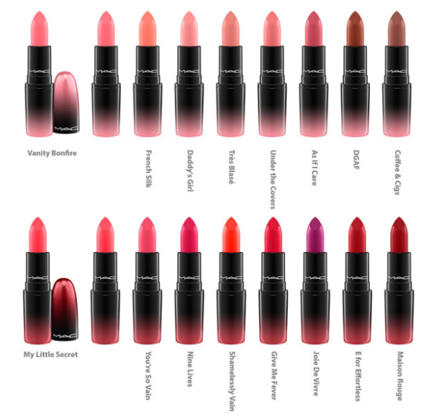 MAC LOVE ME LIPSTICK COLLECTION FOR FALL 2019 1 - MAC LOVE ME LIPSTICK COLLECTION FOR FALL 2019