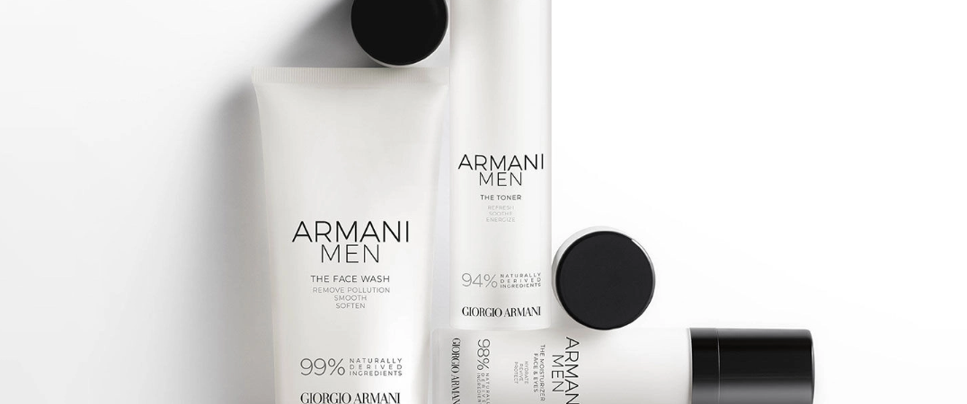 armani men skin care