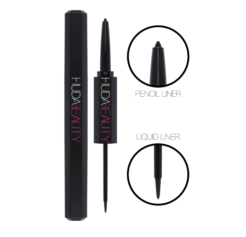 HUDE BEAUTY LIFE LINER DUO PENCIL LIQUID EYELINER 5 - HUDA BEAUTY LIFE LINER DUO PENCIL & LIQUID EYELINER