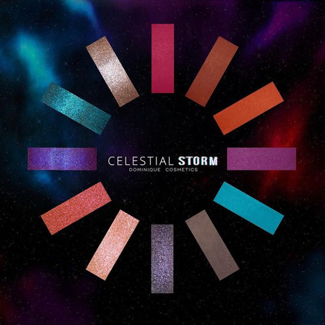 DOMINIQUE COSMETICS THE CELESTIAL STORM EYESHADOW PALETTE 4 - DOMINIQUE COSMETICS THE CELESTIAL STORM EYESHADOW PALETTE