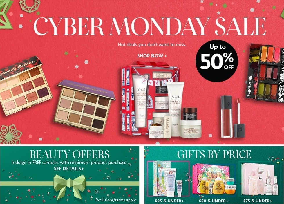 Sephora Cyber Monday 2019 1 1 - Sephora Sales Calendar 2022