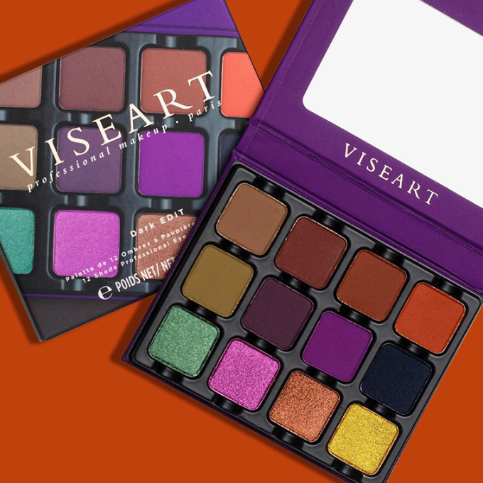 VISEART DARK EDIT EYE SHADOW PALETTE FOR FALL 2019 - VISEART DARK EDIT EYE SHADOW PALETTE FOR FALL 2019