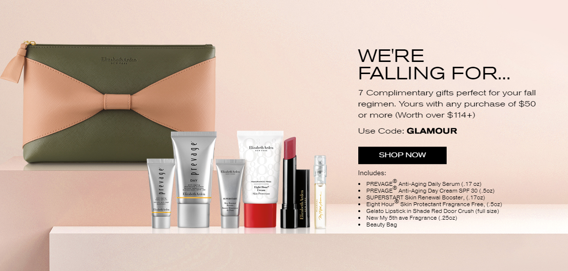 Elizabeth Arden gift with purchase May 2022 schedule Chic moeY