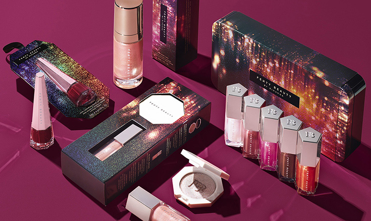 FENTY BEAUTY TINSEL HOW 2019 Christmas Holiday Collection 756x450 - FENTY BEAUTY TINSEL $HOW 2019 Christmas Holiday Collection