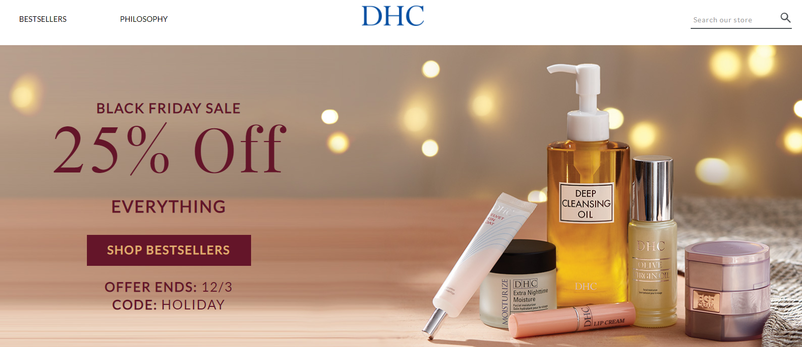 20211127152552 - DHC Beauty Black Friday 2022