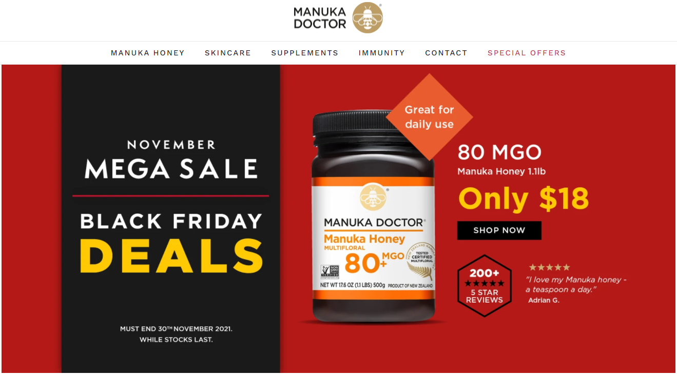 20211128100302 - Manuka Doctor Cyber Monday 2022