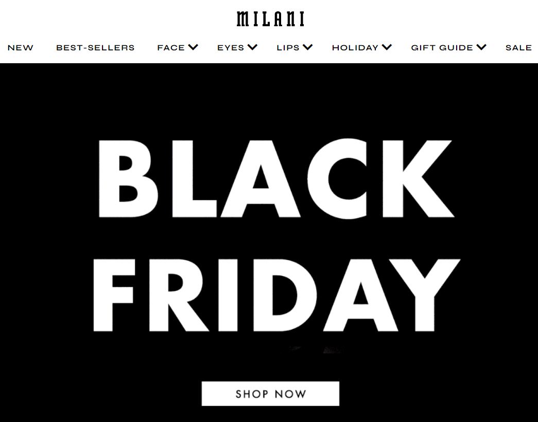 20211128105747 - Milani Cosmetics Black Friday 2022