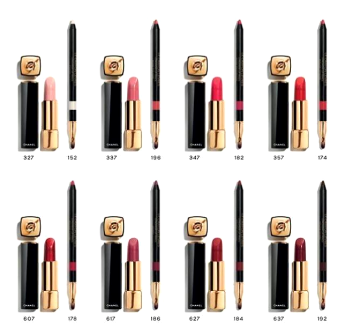 Chanel Rouge Allure Camelia + New Longwear Lip Pencils - The Beauty Look  Book