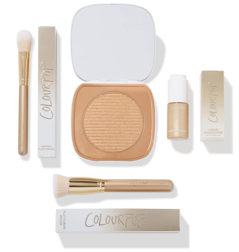 COLOURPOP CHAMPAGNE BUBBLES GODDESS GLOW COLLECTION 1 - COLOURPOP CHAMPAGNE BUBBLES GODDESS GLOW COLLECTION