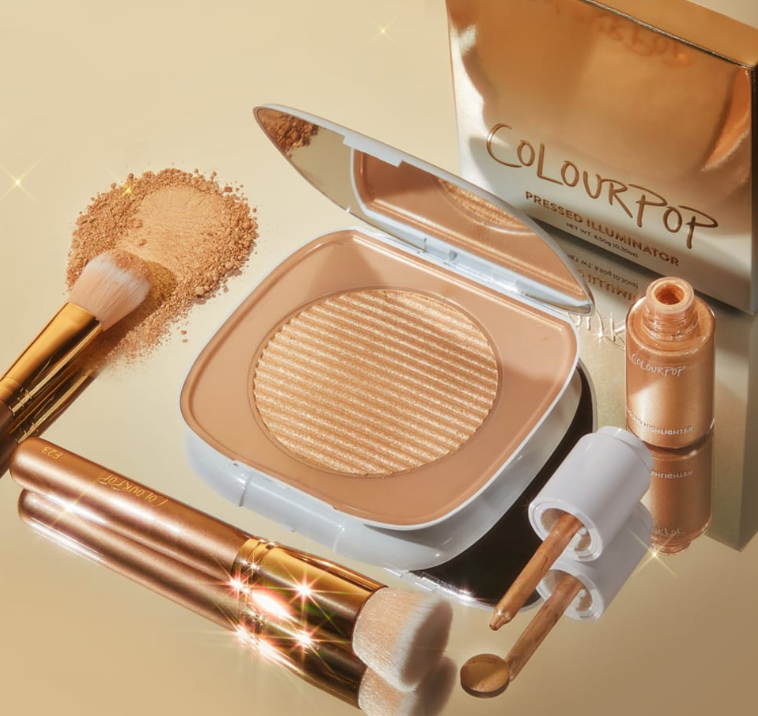 COLOURPOP CHAMPAGNE BUBBLES GODDESS GLOW COLLECTION - COLOURPOP CHAMPAGNE BUBBLES GODDESS GLOW COLLECTION