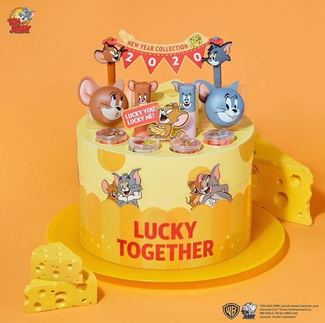 ETUDE HOUSE LUCKY TOGETHER TOM AND JERRY COLLECTION FOR NEW YEAR 2020 2 - ETUDE HOUSE LUCKY TOGETHER TOM AND JERRY COLLECTION FOR NEW YEAR 2020