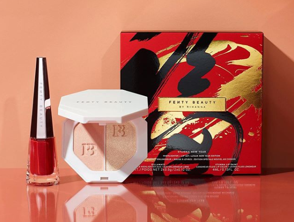 FENTY BEAUTY STUNNA 2020 LUNAR NEW YEAR HIGHLIGHTER LIP SET 595x450 - FENTY BEAUTY STUNNA 2020 LUNAR NEW YEAR HIGHLIGHTER + LIP SET