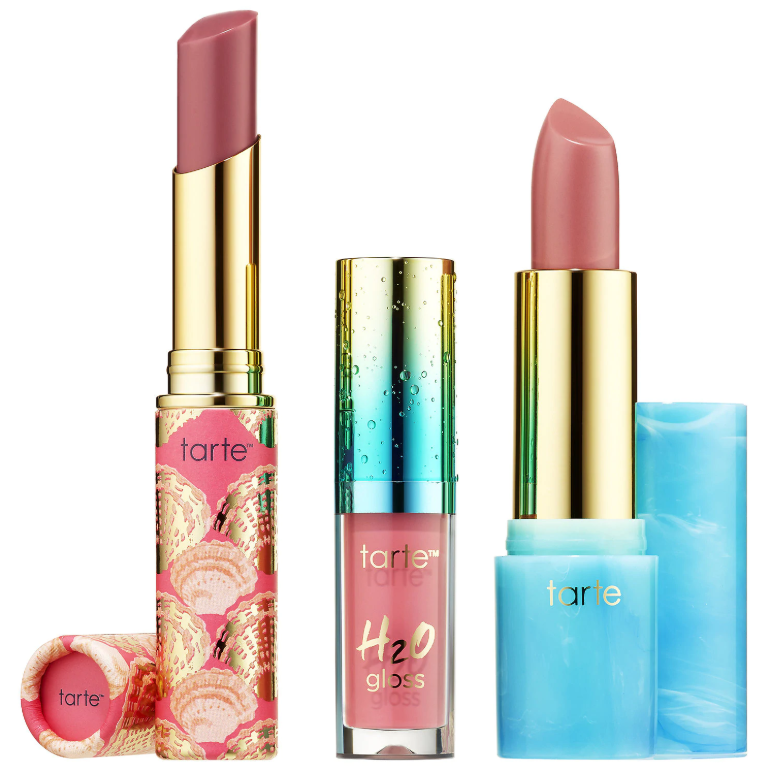 TARTE SEA POOLSIDE POUT LIP TRIO WORTH 48 1 - TARTE SEA POOLSIDE POUT LIP TRIO WORTH $ 48