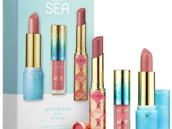 TARTE SEA POOLSIDE POUT LIP TRIO WORTH 48 600x450 - TARTE SEA POOLSIDE POUT LIP TRIO WORTH $ 48