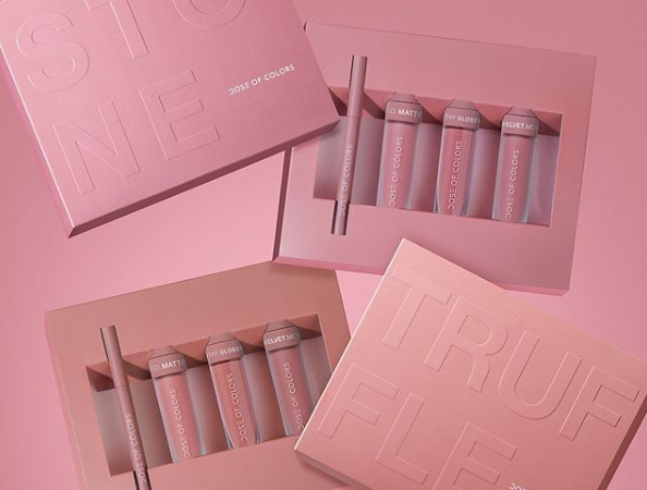 DOSE OF COLORS LIMITED EDITION STONE TRUFFLE LIP SETS FOR SPRING 2020 594x450 - DOSE OF COLORS LIMITED EDITION STONE & TRUFFLE LIP SETS FOR SPRING 2020
