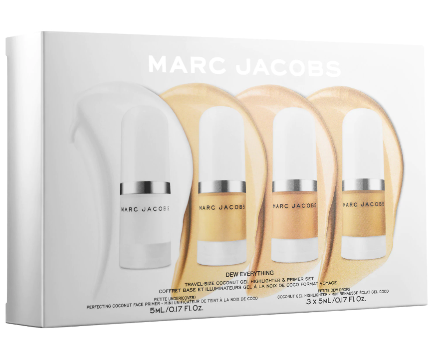 MARC JACOBS BEAUTY DEW EVERYTHING MINI COCONUT GEL HIGHLIGHTER AND PRIMER SET 3 - MARC JACOBS BEAUTY DEW EVERYTHING MINI COCONUT GEL HIGHLIGHTER AND PRIMER SET