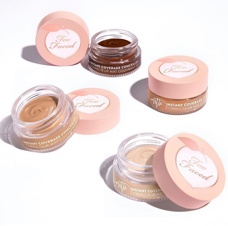 TOO FACED PEACH PERFECT INSTANT COVERAGE MATTE CONCEALER FOR FLAWLESS SKIN 1 - TOO FACED PEACH PERFECT INSTANT COVERAGE MATTE CONCEALER FOR FLAWLESS SKIN