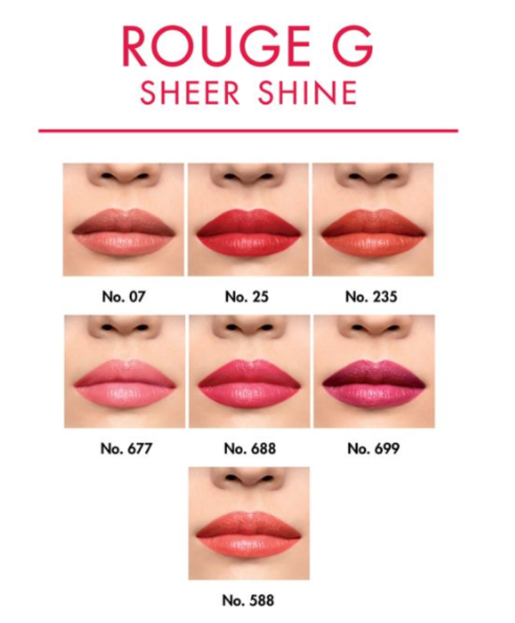 GUERLAIN SHEER SHIINE ROUGE G LIPSTICK ARRIVES IN SEVEN SHADES 5 - GUERLAIN SHEER SHIINE ROUGE G LIPSTICK ARRIVES IN SEVEN SHADES