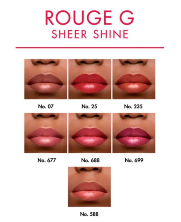 GUERLAIN SHEER SHIINE ROUGE G LIPSTICK ARRIVES IN SEVEN SHADES 6 - GUERLAIN SHEER SHIINE ROUGE G LIPSTICK ARRIVES IN SEVEN SHADES