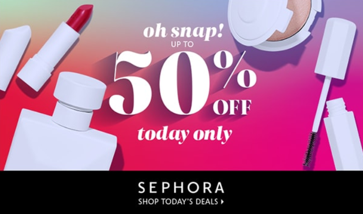 Sephora Oh Snap！Daily Deals 2020 up to 50 off 1 - Sephora Oh Snap 2021