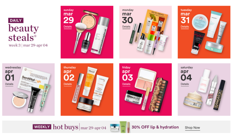 Ulta Beauty Sales Calendar 2021 | Chic moeY