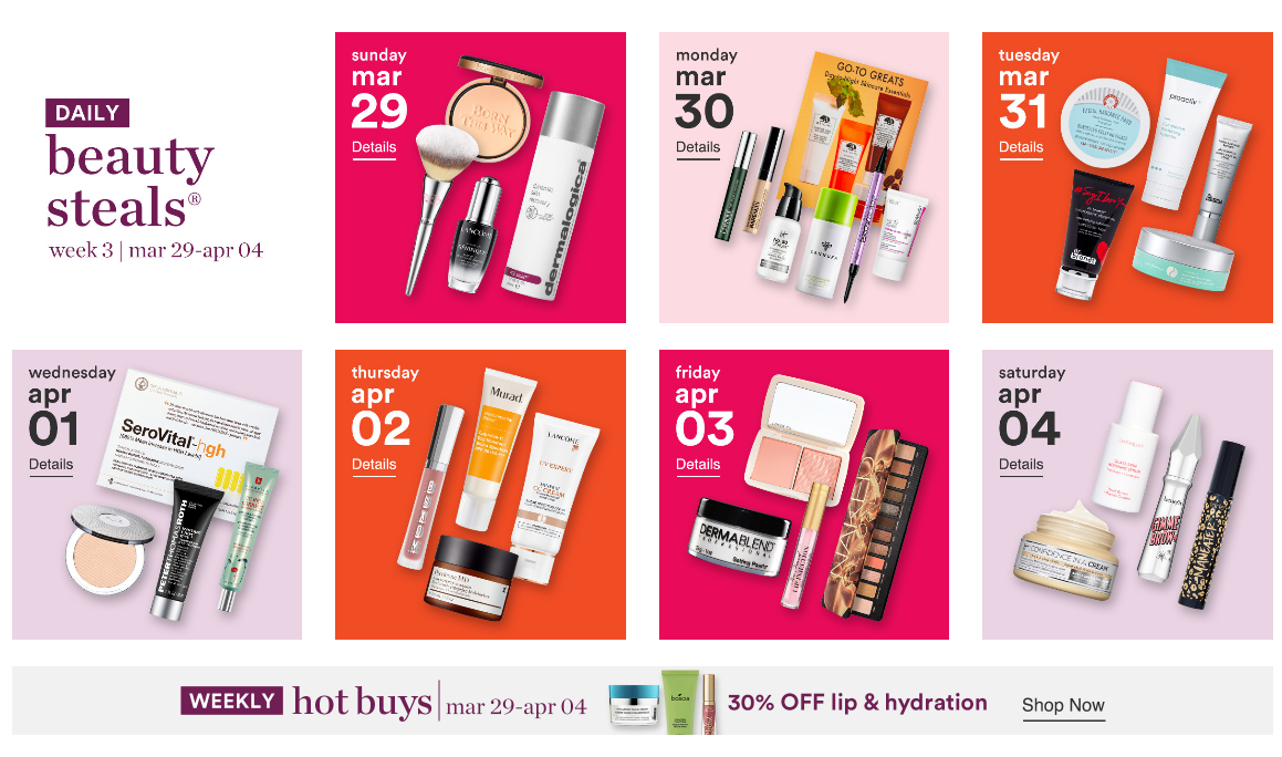 Ulta 21 Days of Beauty Event 2020 5 - Ulta Beauty Sales Calendar 2022