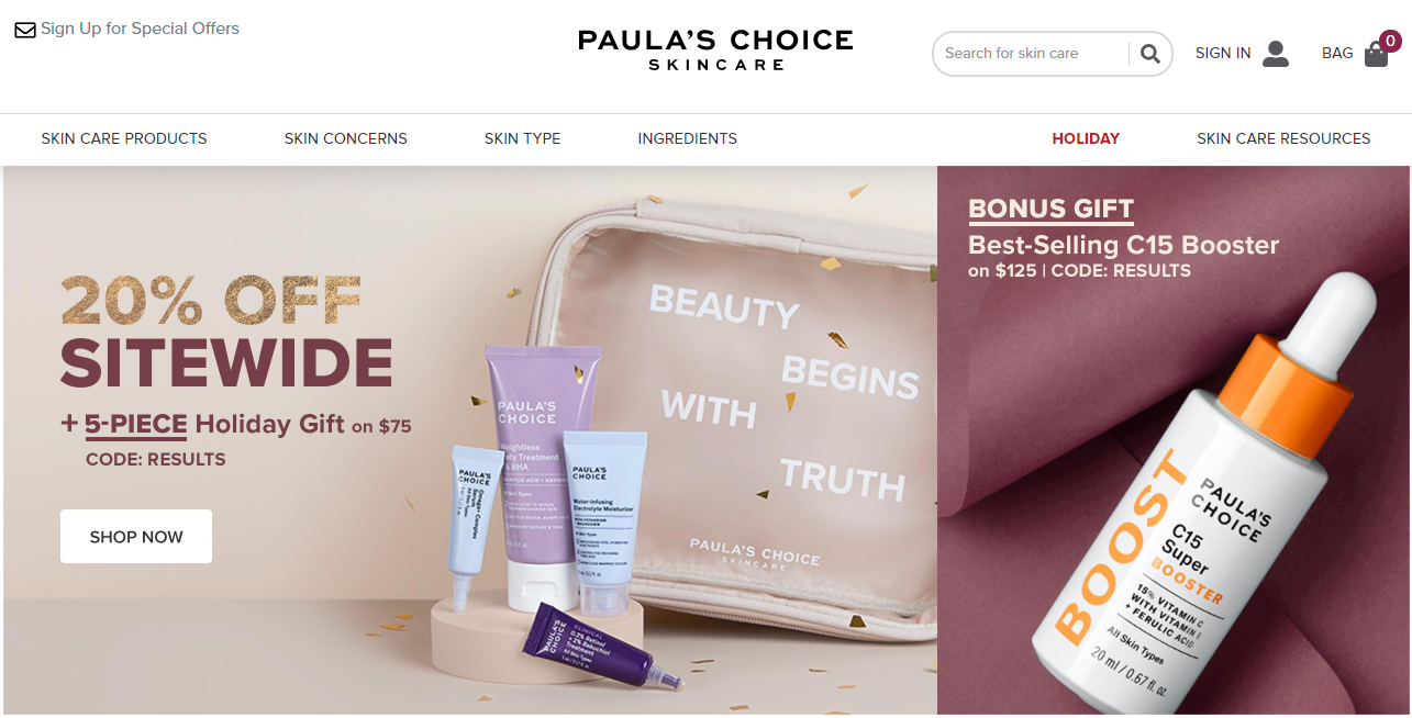 20211128164928 - Paula's Choice Skincare Cyber Monday 2022