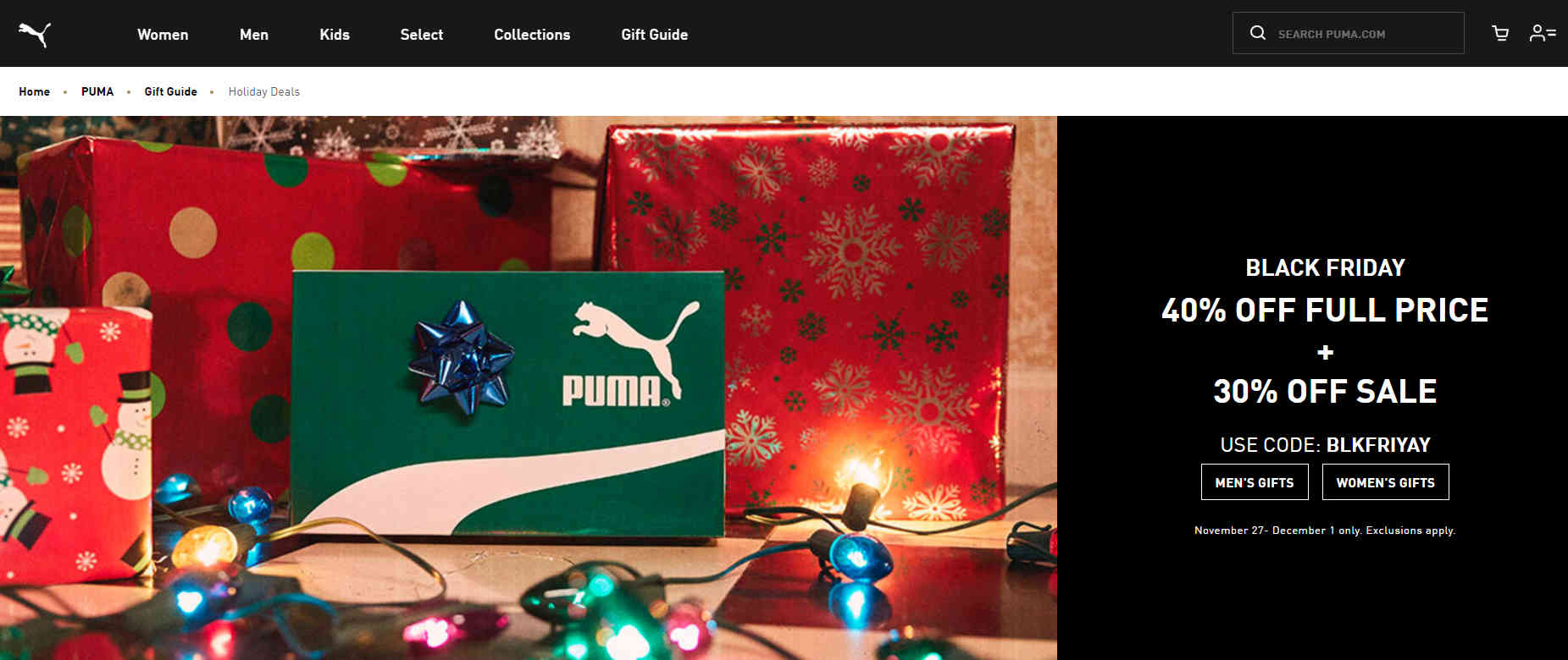 puma black friday