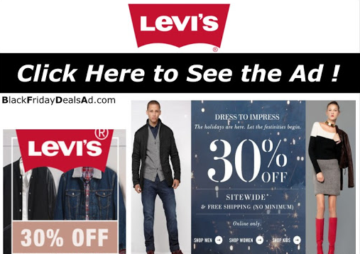 levi's thanksgiving sale