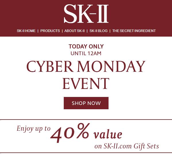 SK II Cyber Monday - SK-II Cyber Monday 2022