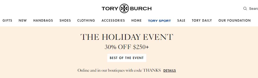 Tory Burch Black Friday 2022 Beauty Deals & Sales | Chic moeY