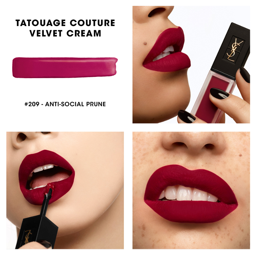 YSL BEAUTY TATOUAGE COUTURE VELVET CREAM LIQUID LIPSTICK COMES IN A MATTE FORMULA 11 - YSL BEAUTY TATOUAGE COUTURE VELVET CREAM LIQUID LIPSTICK COMES IN A MATTE FORMULA