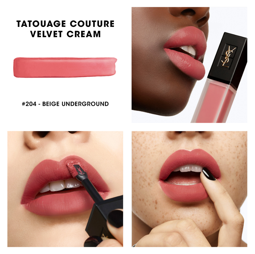 YSL BEAUTY TATOUAGE COUTURE VELVET CREAM LIQUID LIPSTICK COMES IN A MATTE FORMULA 6 - YSL BEAUTY TATOUAGE COUTURE VELVET CREAM LIQUID LIPSTICK COMES IN A MATTE FORMULA