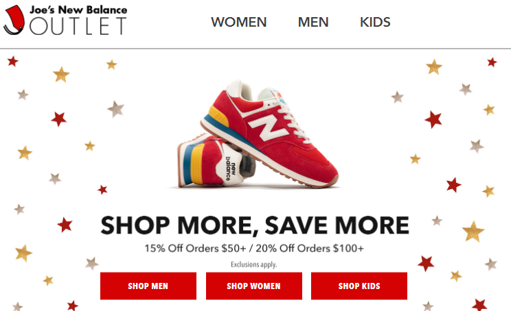 joe's new balance black friday