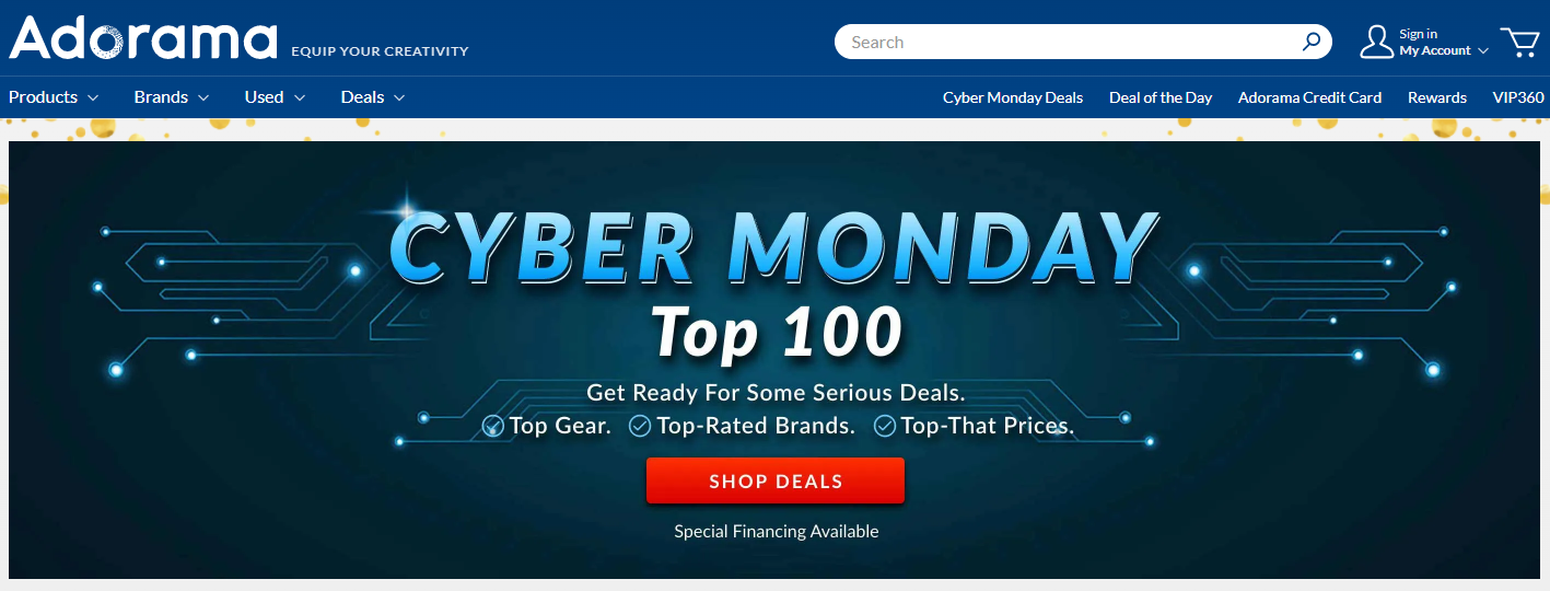 20211129164435 - Adorama Cyber Monday 2022