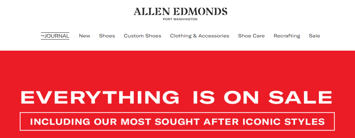 20211130132124 - Allen Edmonds Cyber Monday 2022