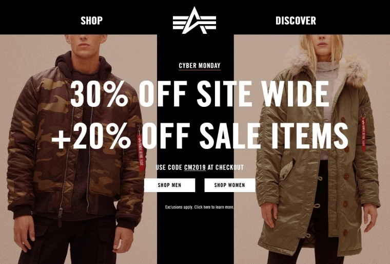 Alpha Industries Black Friday 2021 Beauty Deals Sales Chic Moey