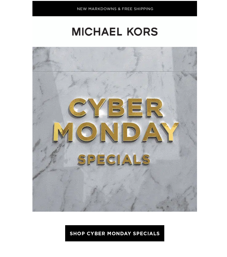 mk cyber monday sale