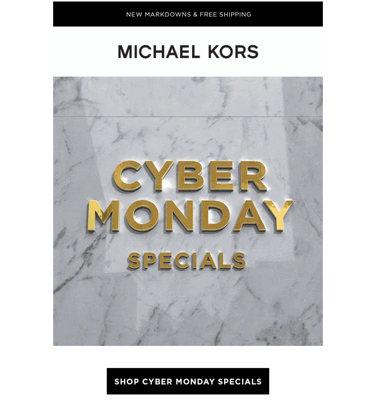 cyber monday michael kors