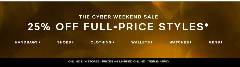 mk cyber monday sale