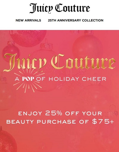 Last Year’s Juicy Couture Cyber Monday 1 - Juicy Couture Cyber Monday 2022