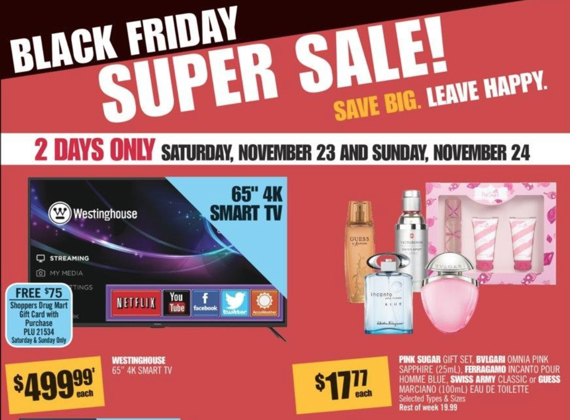 Shoppers Drug Mart Black Friday 2020 Beauty Deals & Sales | Chic moeY