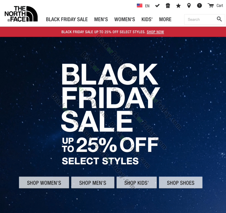 black friday the north face deals