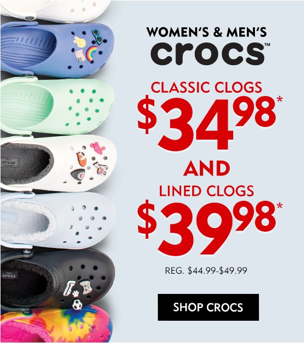 shoe carnival crocs sale