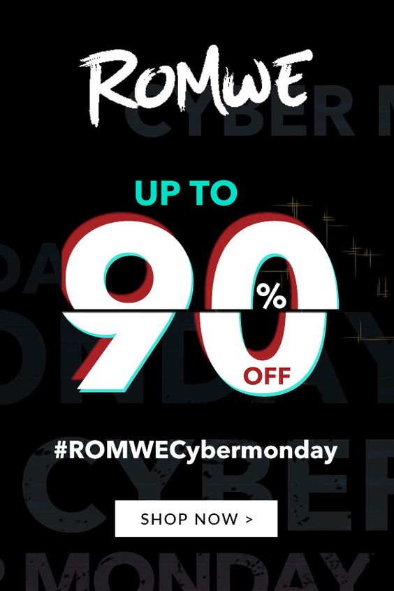 Romwe Cyber Monday 2020 1 - Romwe Cyber Monday 2022