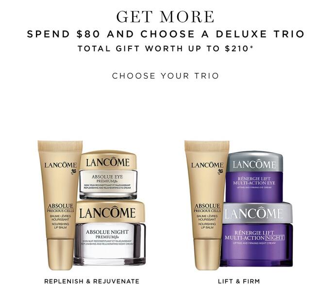 List of gift with purchase 2020 schedule Chic moeY